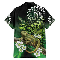 Aotearoa New Zealand Tuatara Hawaiian Shirt Maori Koru Art LT05 - Polynesian Pride