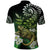 Aotearoa New Zealand Tuatara Polo Shirt Maori Koru Art