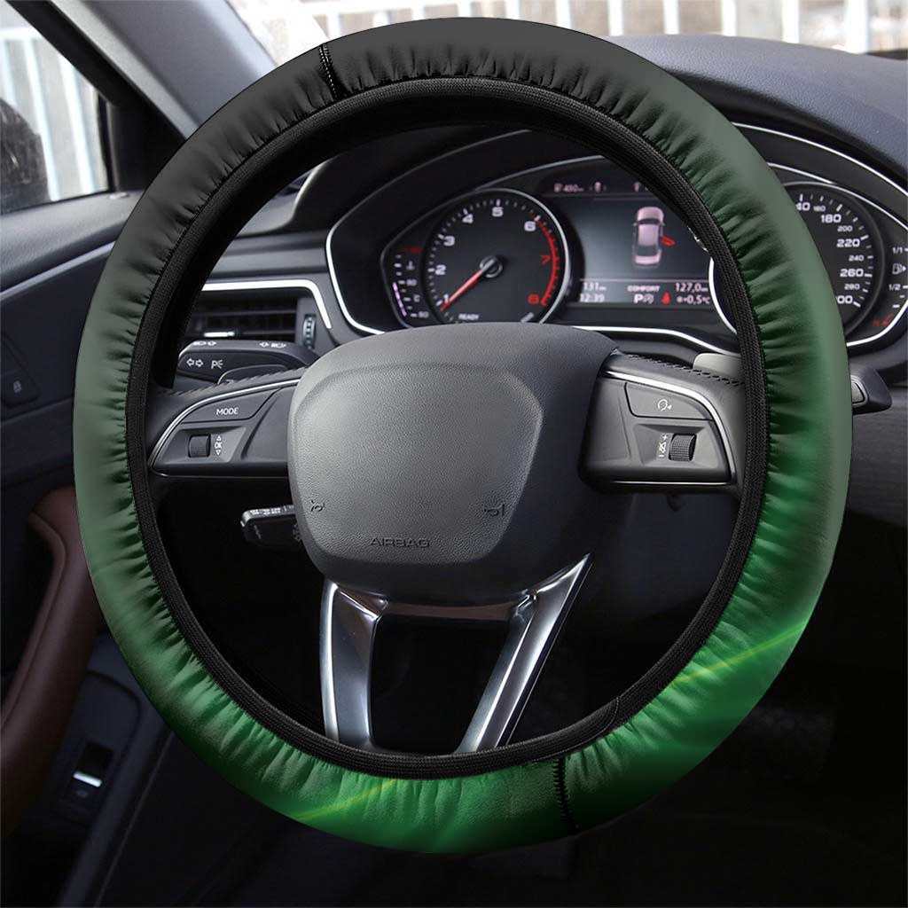 Aotearoa New Zealand Tuatara Steering Wheel Cover Maori Koru Art LT05 - Polynesian Pride