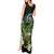 Aotearoa New Zealand Tuatara Tank Maxi Dress Maori Koru Art