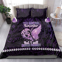 Alzheimer's Awareness Bedding Set You May Not Remember But I Will Never Forget LT05 - Polynesian Pride