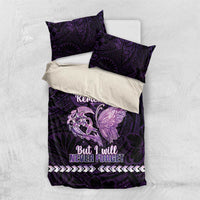 Alzheimer's Awareness Bedding Set You May Not Remember But I Will Never Forget LT05 US Twin 172cm x 218cm Purple - Polynesian Pride