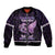 Personalised Alzheimer's Awareness Bomber Jacket You May Not Remember But I Will Never Forget