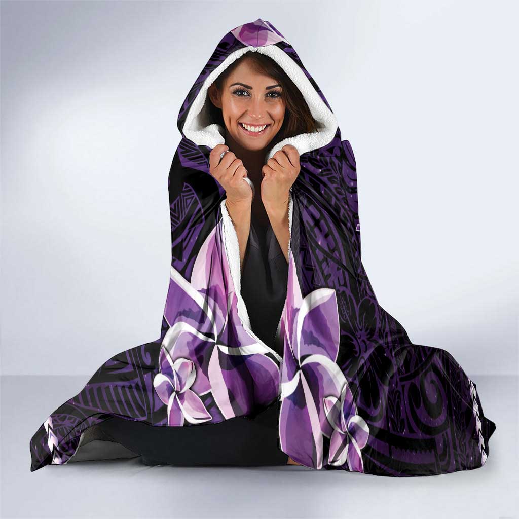 Alzheimer's Awareness Hooded Blanket You May Not Remember But I Will Never Forget LT05 - Polynesian Pride