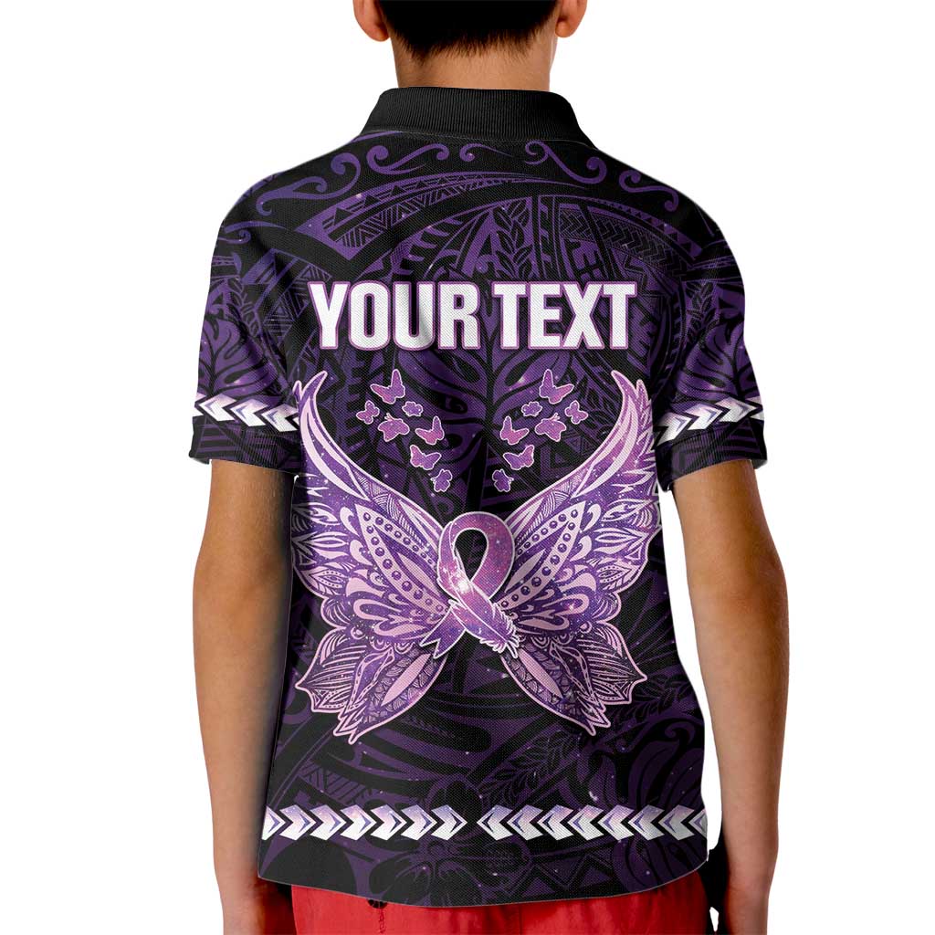 Personalised Alzheimer's Awareness Kid Polo Shirt You May Not Remember But I Will Never Forget