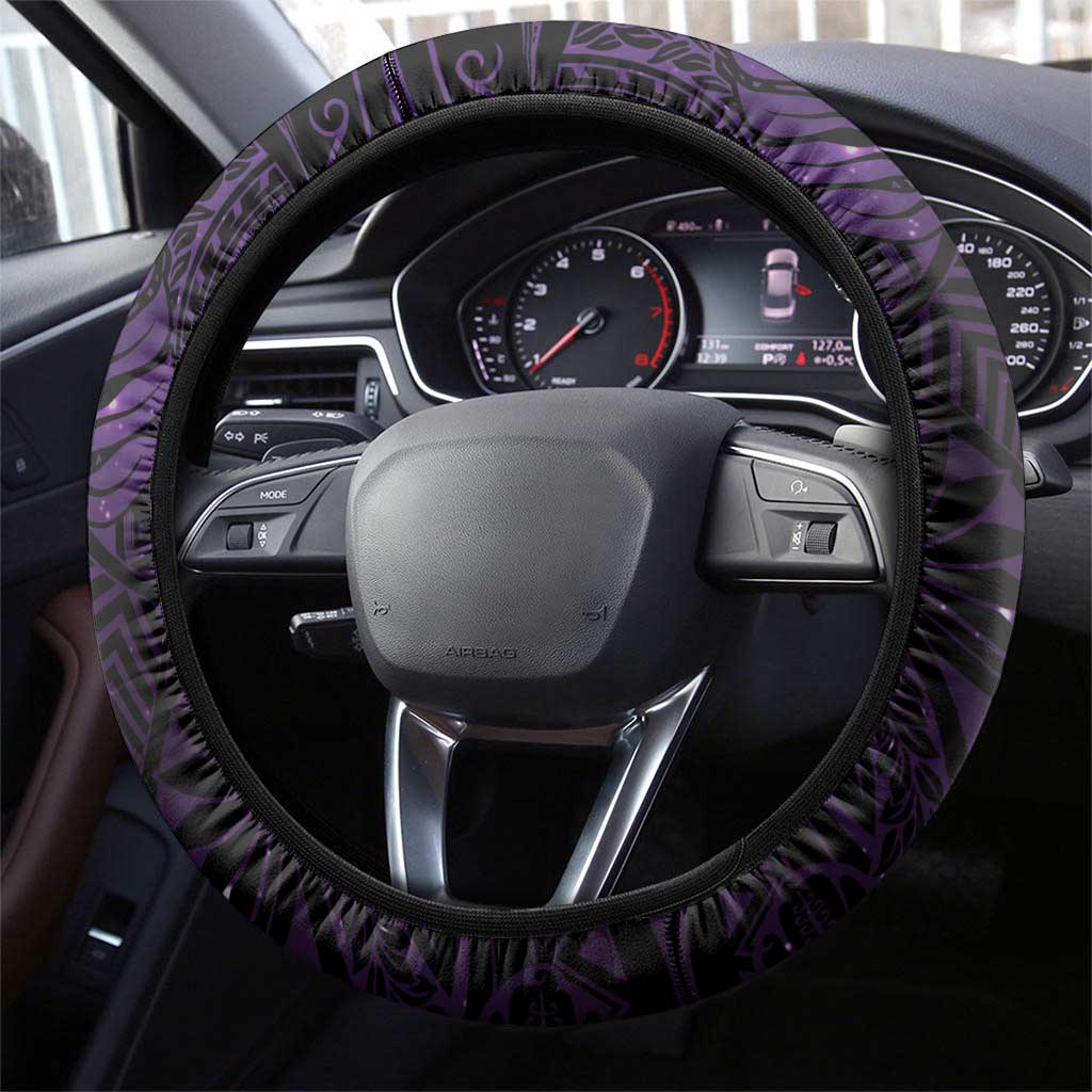 Alzheimer's Awareness Steering Wheel Cover You May Not Remember But I Will Never Forget LT05 - Polynesian Pride