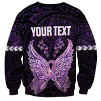Personalised Alzheimer's Awareness Sweatshirt You May Not Remember But I Will Never Forget LT05 - Polynesian Pride