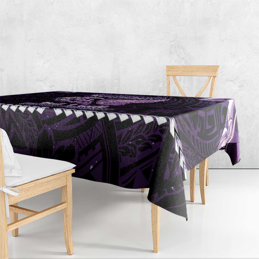 Alzheimer's Awareness Tablecloth You May Not Remember But I Will Never Forget LT05 - Polynesian Pride