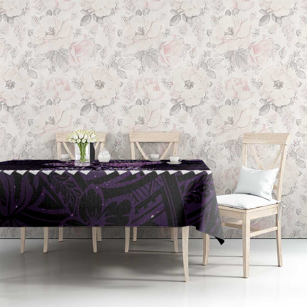 Alzheimer's Awareness Tablecloth You May Not Remember But I Will Never Forget LT05 - Polynesian Pride