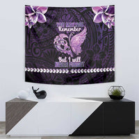 Alzheimer's Awareness Tapestry You May Not Remember But I Will Never Forget