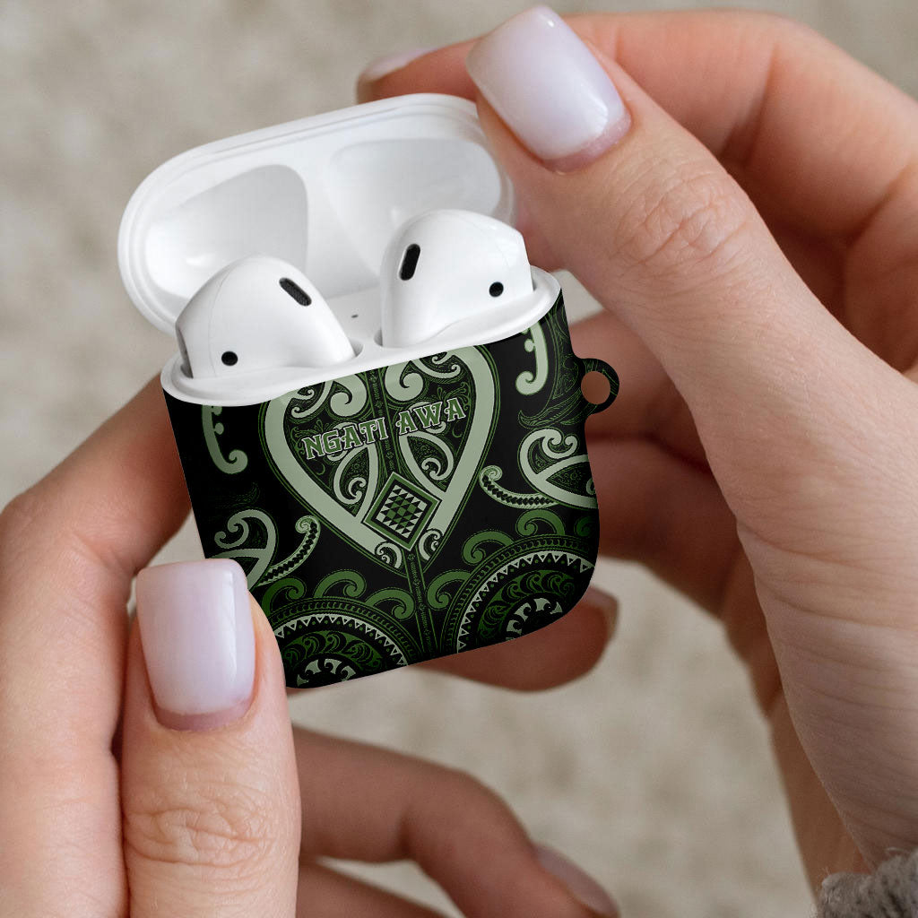 Aotearoa Ngati Awa AirPods Case Maori Tribal Pattern LT05 - Polynesian Pride