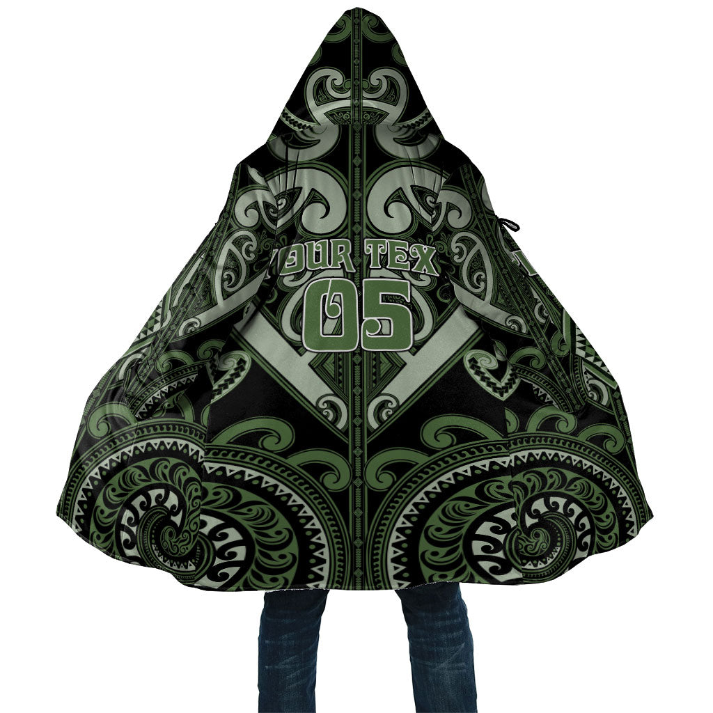 Custom Aotearoa Ngati Awa Cloak Maori Tribal Pattern LT05 Unisex Green - Polynesian Pride