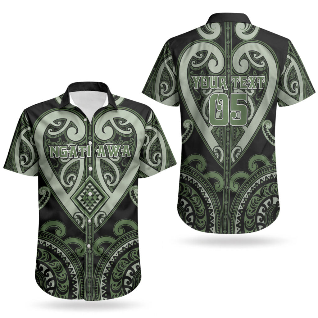 Custom Aotearoa Ngati Awa Couples Matching Summer Maxi Dress and Hawaiian Shirt Maori Tribal Pattern LT05 - Polynesian Pride