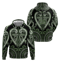 Custom Aotearoa Ngati Awa Hoodie Maori Tribal Pattern LT05 - Polynesian Pride