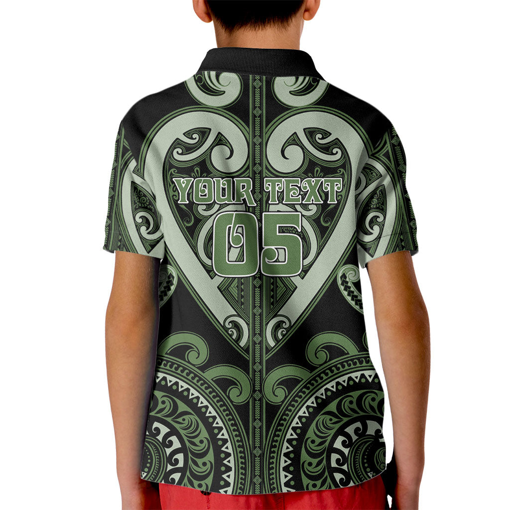Custom Aotearoa Ngati Awa Kid Polo Shirt Maori Tribal Pattern LT05 - Polynesian Pride