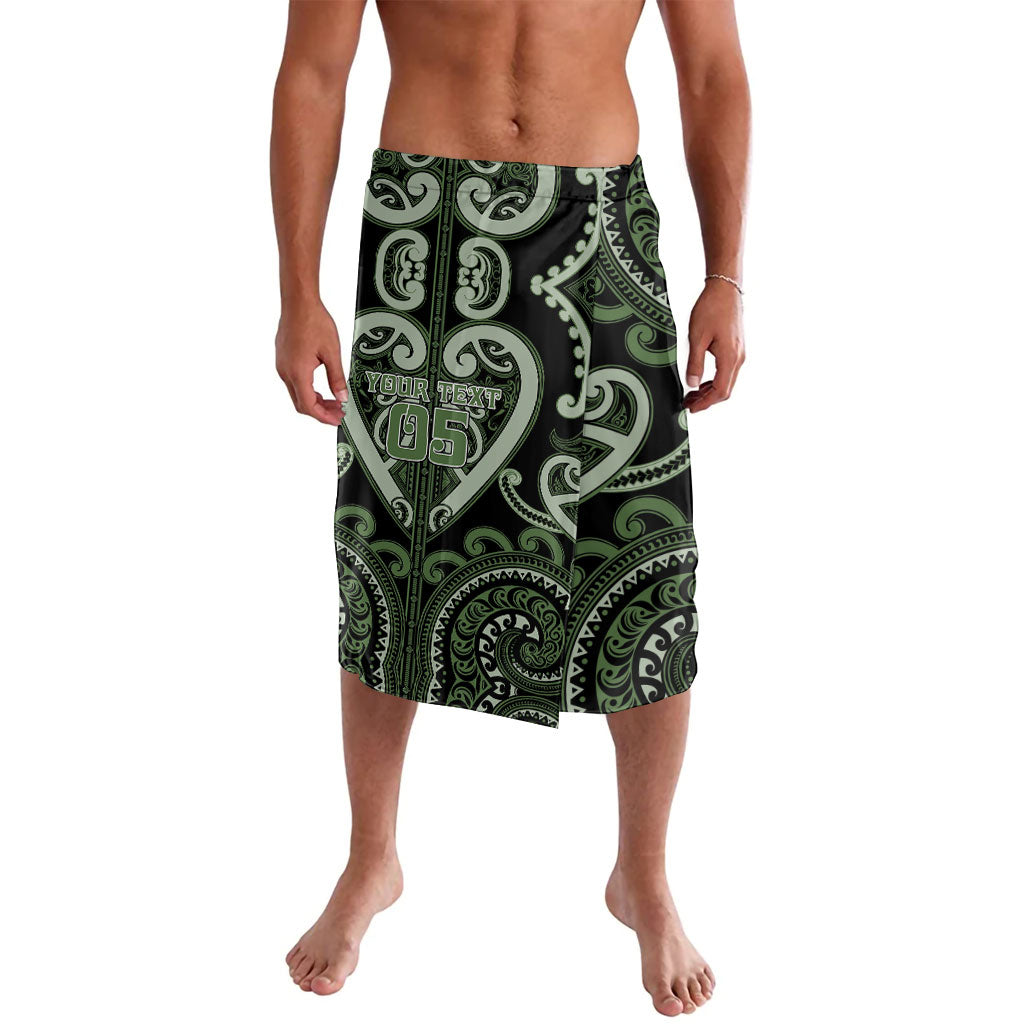 Custom Aotearoa Ngati Awa Lavalava Maori Tribal Pattern LT05 Green - Polynesian Pride