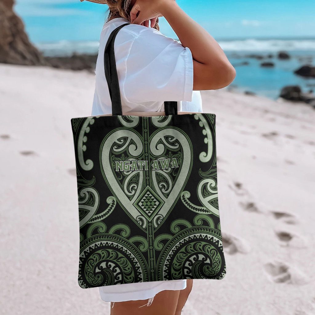 Aotearoa Ngati Awa Tote Bag Maori Tribal Pattern LT05 - Polynesian Pride