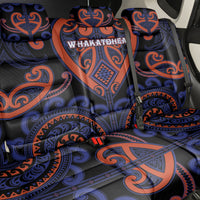 Aotearoa Whakatohea Back Car Seat Cover Maori Tribal Pattern LT05 - Polynesian Pride
