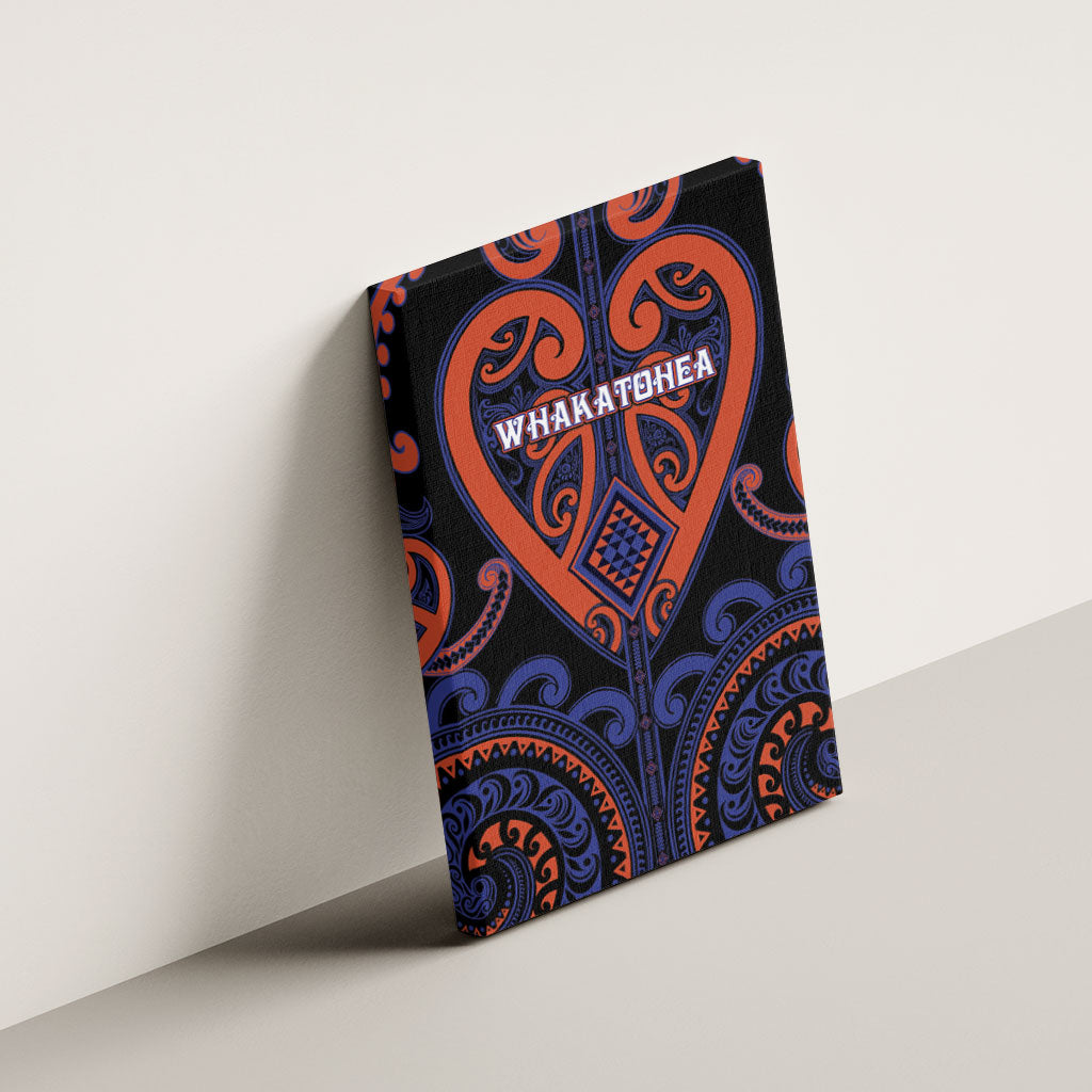 Aotearoa Whakatohea Canvas Wall Art Maori Tribal Pattern LT05 - Polynesian Pride