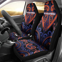 Aotearoa Whakatohea Car Seat Cover Maori Tribal Pattern LT05 - Polynesian Pride