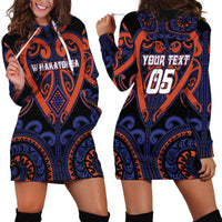 Custom Aotearoa Whakatohea Hoodie Dress Maori Tribal Pattern LT05 - Polynesian Pride
