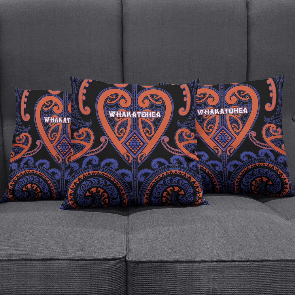 Aotearoa Whakatohea Pillow Cover Maori Tribal Pattern LT05 - Polynesian Pride