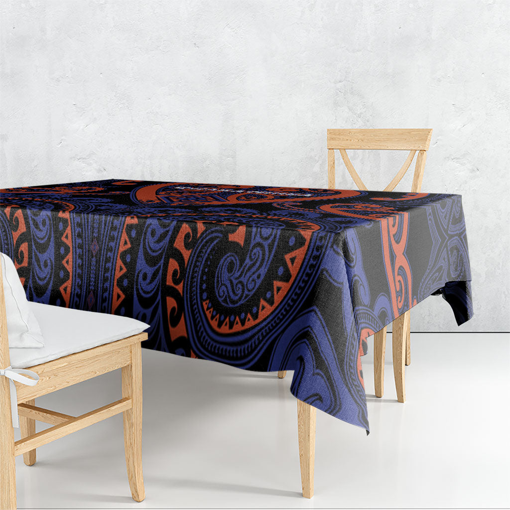 Aotearoa Whakatohea Tablecloth Maori Tribal Pattern LT05 - Polynesian Pride