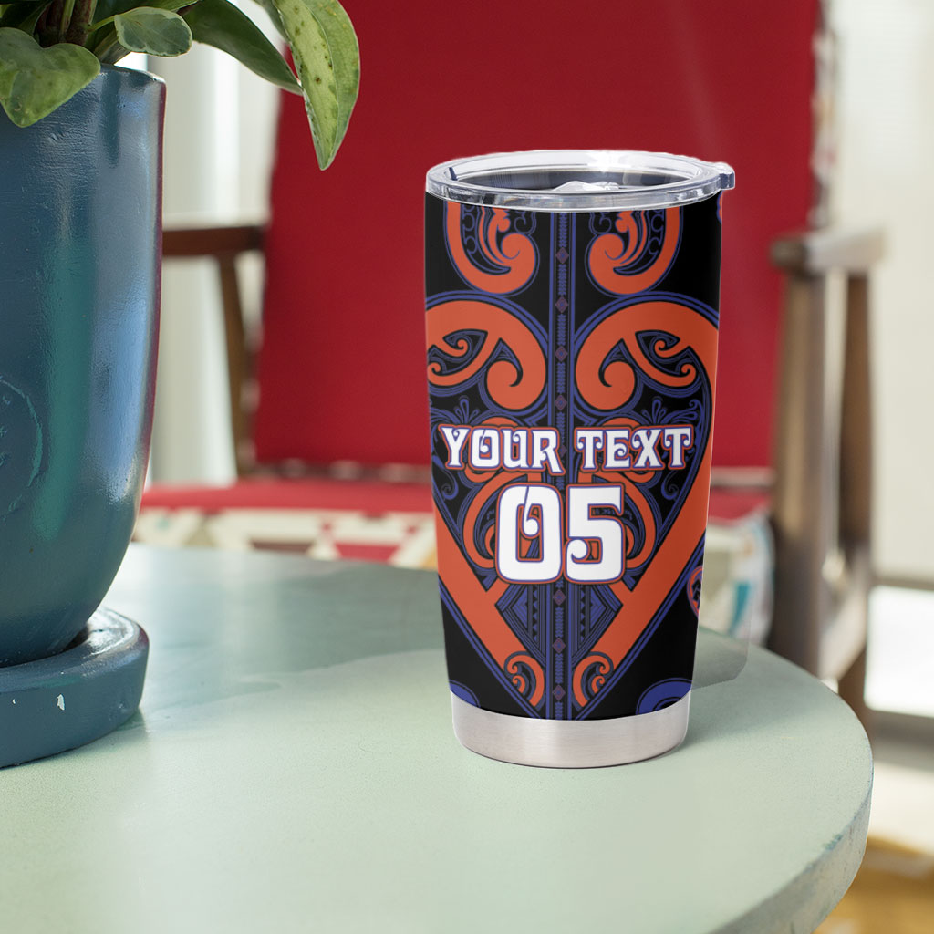Custom Aotearoa Whakatohea Tumbler Cup Maori Tribal Pattern LT05 - Polynesian Pride