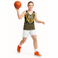 Custom Aotearoa Ngati Whatua Basketball Jersey Maori Tribal Pattern LT05 - Polynesian Pride