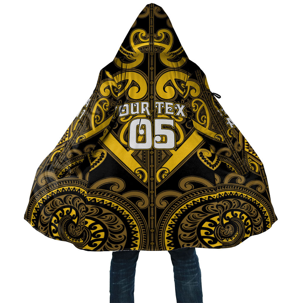 Custom Aotearoa Ngati Whatua Cloak Maori Tribal Pattern LT05 Unisex Yellow - Polynesian Pride