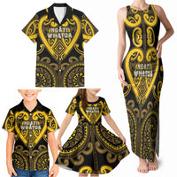 Custom Aotearoa Ngati Whatua Family Matching Tank Maxi Dress and Hawaiian Shirt Maori Tribal Pattern LT05 - Polynesian Pride