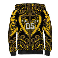Custom Aotearoa Ngati Whatua Sherpa Hoodie Maori Tribal Pattern LT05 - Polynesian Pride