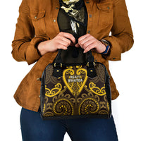 Aotearoa Ngati Whatua Shoulder Handbag Maori Tribal Pattern LT05 - Polynesian Pride