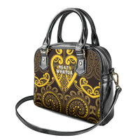 Aotearoa Ngati Whatua Shoulder Handbag Maori Tribal Pattern LT05 - Polynesian Pride