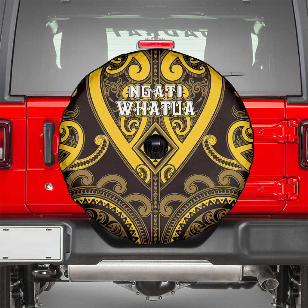 Aotearoa Ngati Whatua Spare Tire Cover Maori Tribal Pattern LT05 - Polynesian Pride