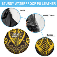 Aotearoa Ngati Whatua Spare Tire Cover Maori Tribal Pattern LT05 - Polynesian Pride