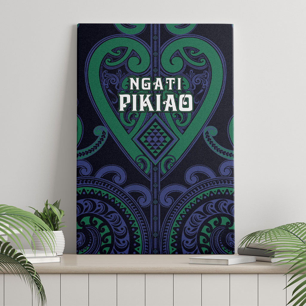 Aotearoa Ngati Pikiao Canvas Wall Art Maori Tribal Pattern LT05 - Polynesian Pride
