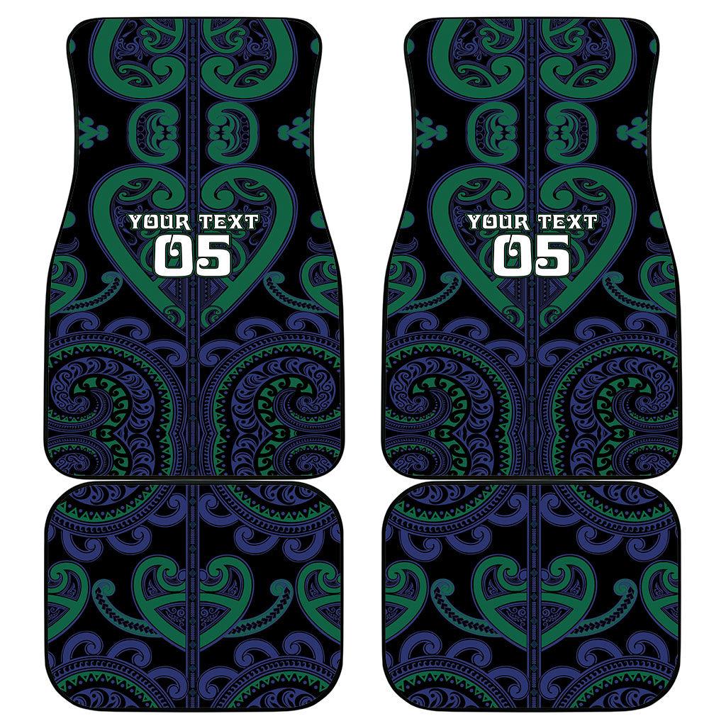 Custom Aotearoa Ngati Pikiao Car Mats Maori Tribal Pattern LT05 - Polynesian Pride