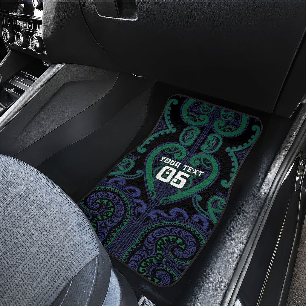 Custom Aotearoa Ngati Pikiao Car Mats Maori Tribal Pattern LT05 - Polynesian Pride