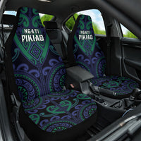 Aotearoa Ngati Pikiao Car Seat Cover Maori Tribal Pattern LT05 One Size Green - Polynesian Pride