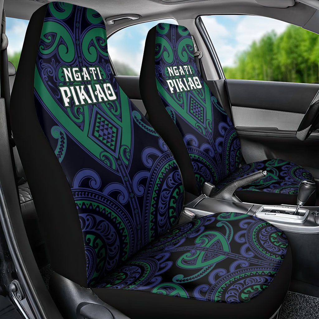 Aotearoa Ngati Pikiao Car Seat Cover Maori Tribal Pattern LT05 - Polynesian Pride