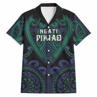 Custom Aotearoa Ngati Pikiao Hawaiian Shirt Maori Tribal Pattern LT05 Green - Polynesian Pride