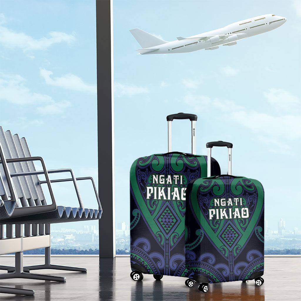 Aotearoa Ngati Pikiao Luggage Cover Maori Tribal Pattern LT05 - Polynesian Pride