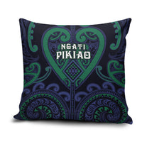 Aotearoa Ngati Pikiao Pillow Cover Maori Tribal Pattern LT05 Green - Polynesian Pride