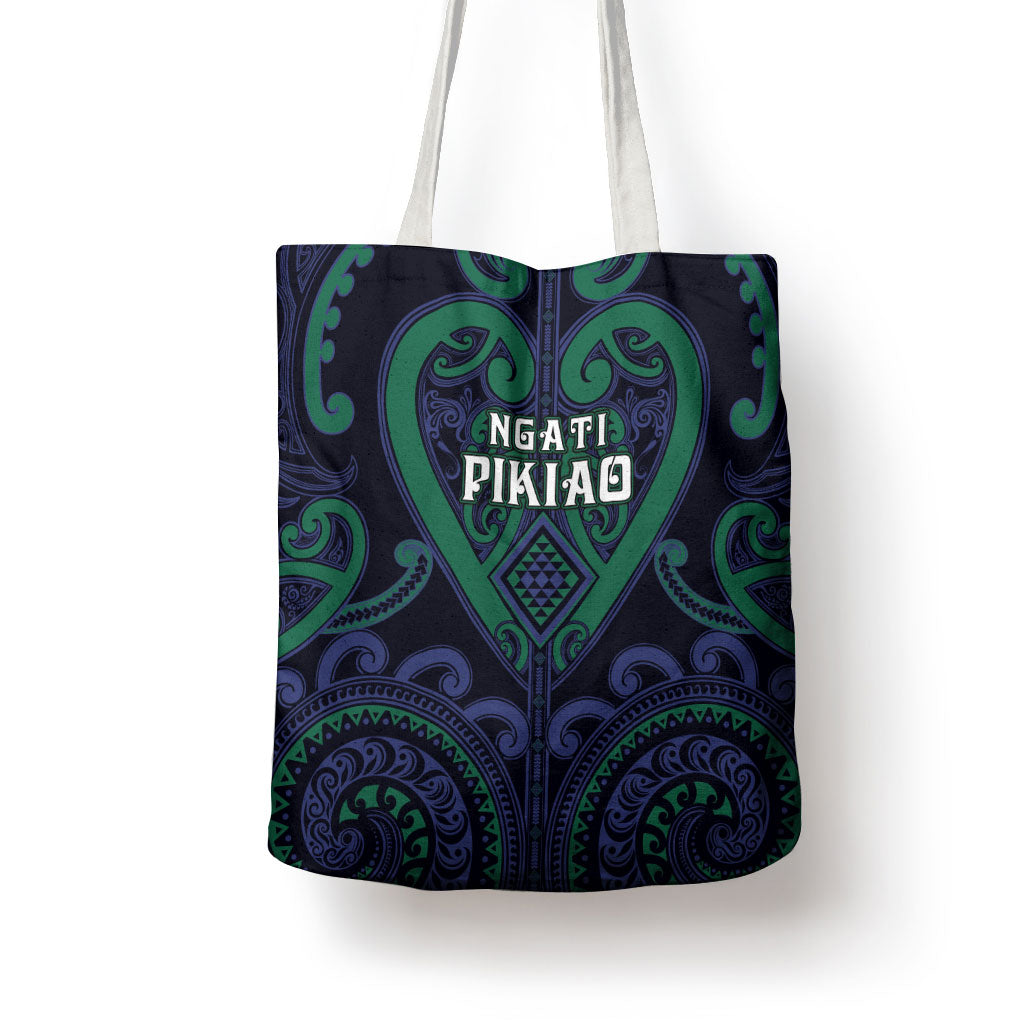 Aotearoa Ngati Pikiao Tote Bag Maori Tribal Pattern LT05 - Polynesian Pride