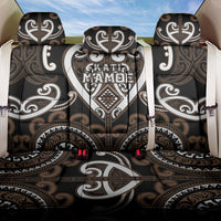 Aotearoa Kati Mamoe Back Car Seat Cover Maori Tribal Pattern LT05 One Size Brown - Polynesian Pride