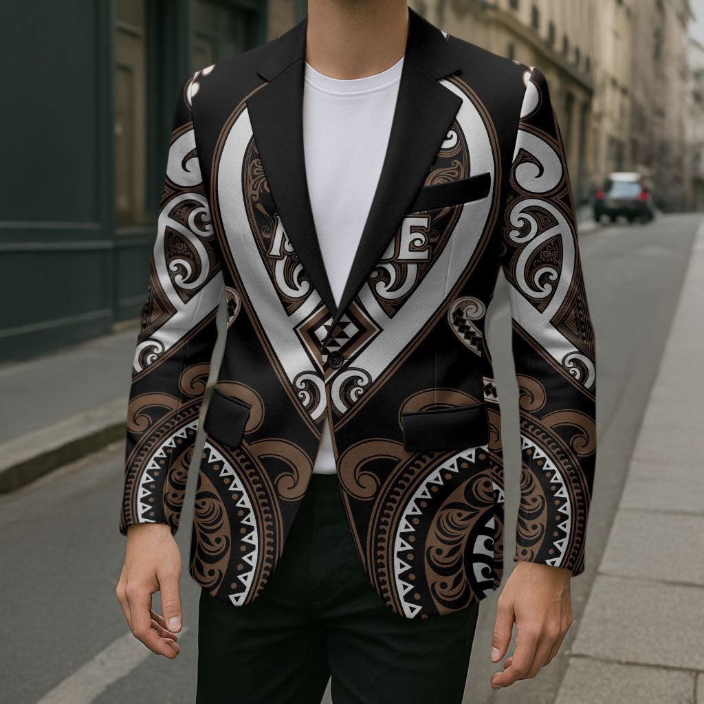 Custom Aotearoa Kati Mamoe Blazer Maori Tribal Pattern LT05 - Polynesian Pride
