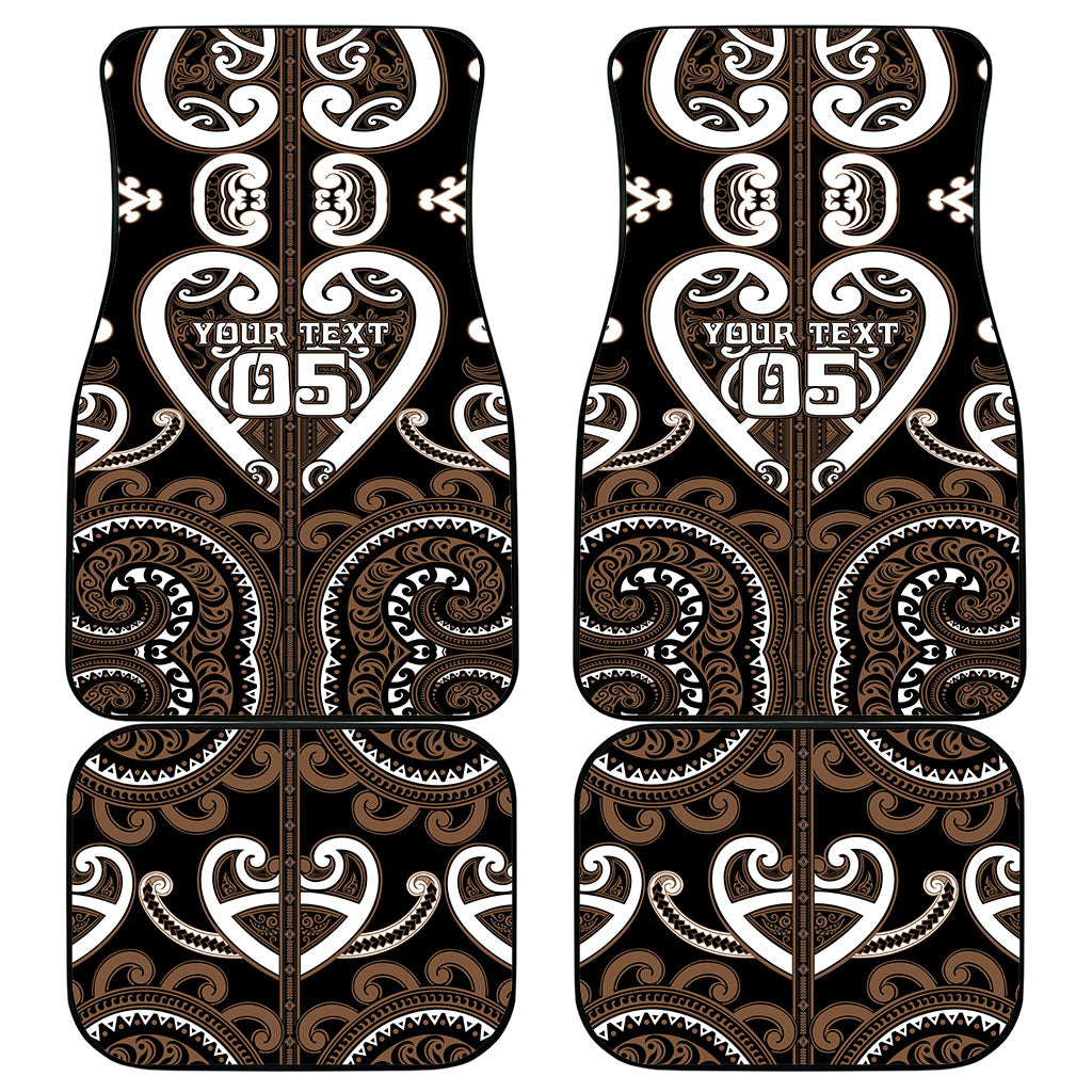 Custom Aotearoa Kati Mamoe Car Mats Maori Tribal Pattern LT05 - Polynesian Pride