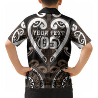 Custom Aotearoa Kati Mamoe Kid Hawaiian Shirt Maori Tribal Pattern LT05 - Polynesian Pride