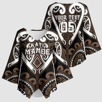 Custom Aotearoa Kati Mamoe Kimono Sleeve Blouse Maori Tribal Pattern LT05 - Polynesian Pride